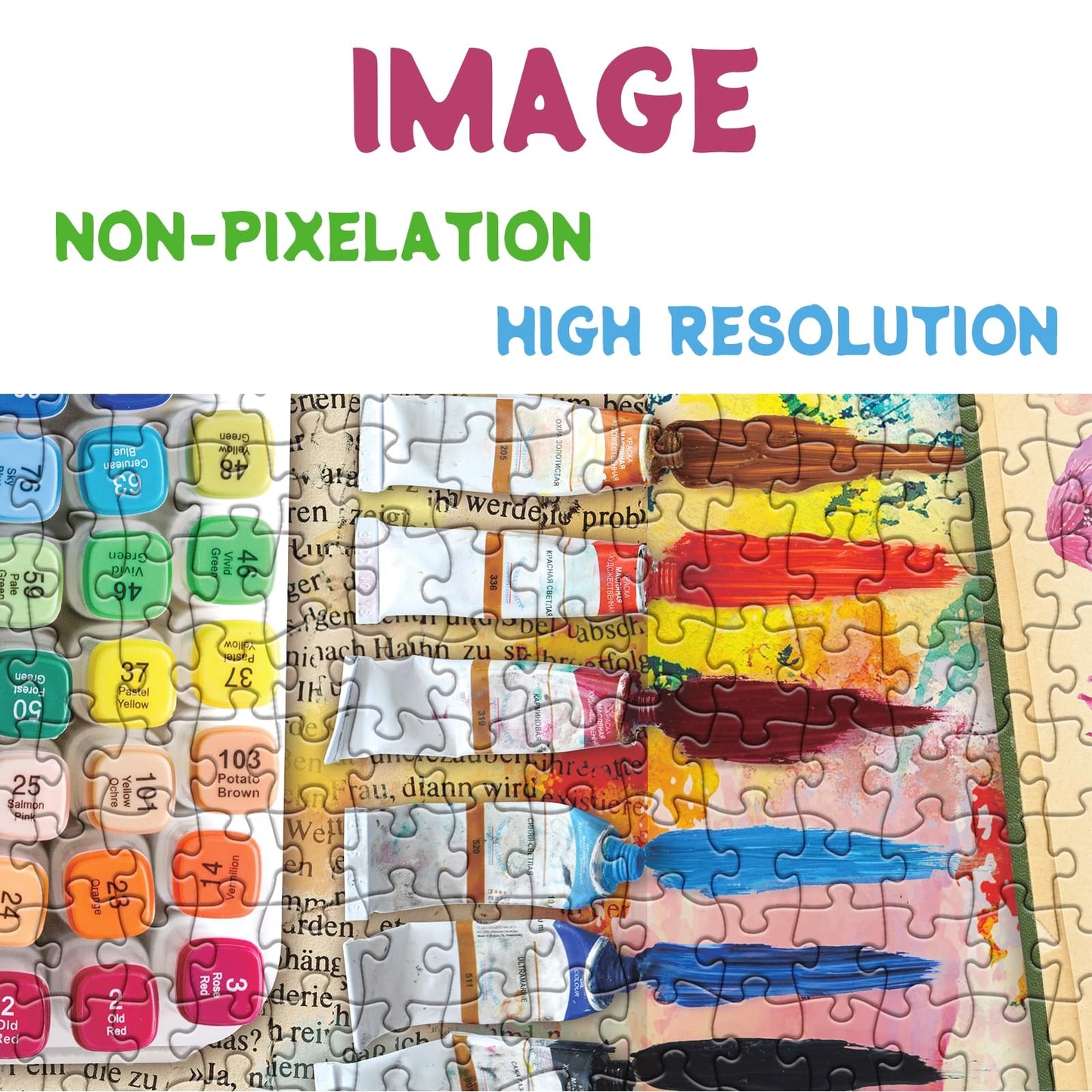 Colorful Puzzles For Adults 1000 Pieces, Gradient Puzzle 1000 Piece For Adult, Artistic Jigsaw Puzzles 1000 Pieces For Adults