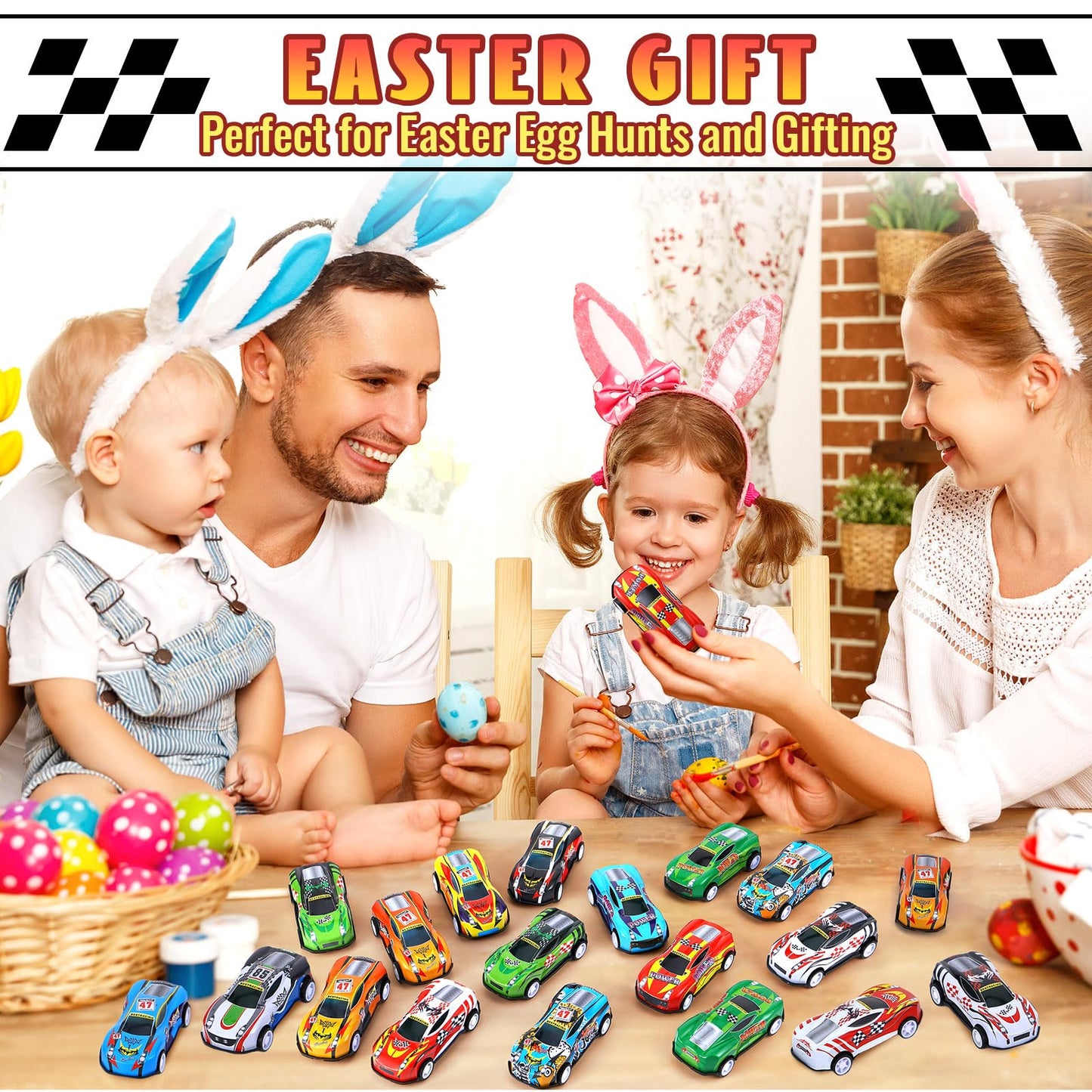Derte 140 Pieces Pull Back Cars For Kids Mini Car Toys Bulk Metal Race Vehicles Party Favors Goodie Bag Stuffers Classroom Prize