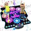 Dance Mat Toys, 2024 Light Up 8-Button Dance Pad with Wireless Bluetooth for 3-12 Year Old Girls Boys, Upgraded Dance Pad Flowin