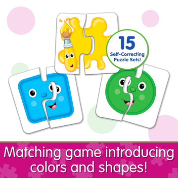 The Learning Journey: My First Match It - Colors And Shapes- 15 Piece Self-Correcting Matching Puzzles - First Learning Toys For Toddlers 2-5 - Award Winning Toys