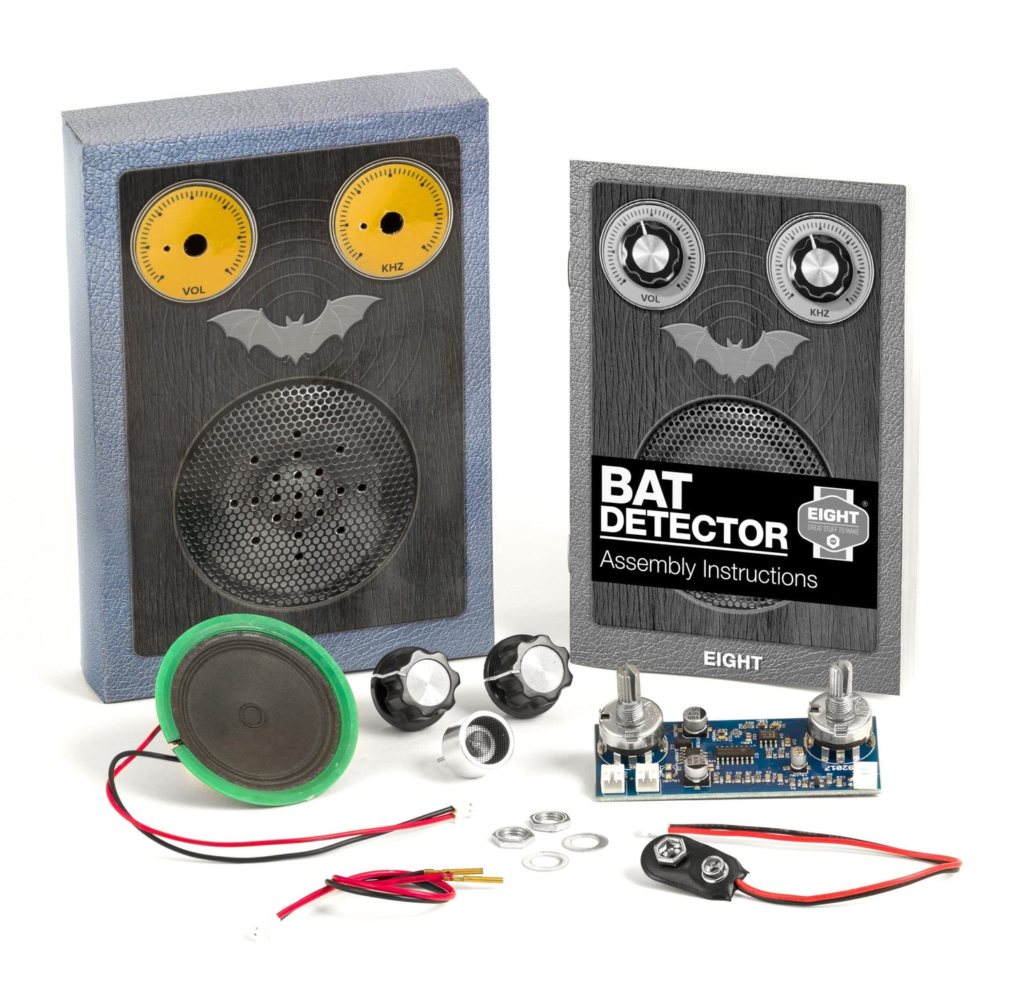 Eight Innovation EBD2766 Eight Build Complete Construction Kit to Create Your Own Fully Functioning Bat Detector, One Size, for