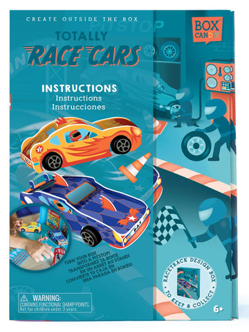 Box Candiy Race Cars Build It Yourself Pull-Back Car Kit