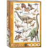 EuroGraphics 1000 Piece Dinosaurs Jurassic Puzzle - Cardboard, Model 6000-0099
