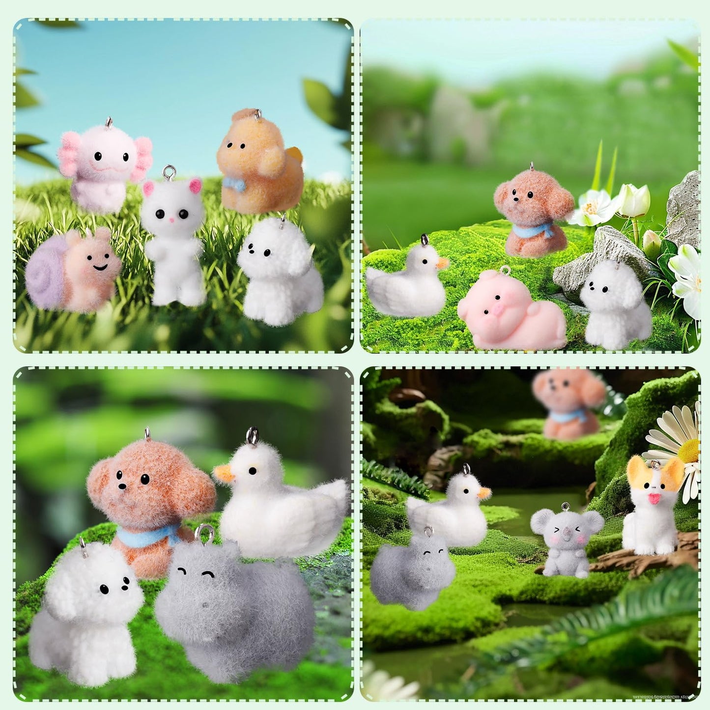 80 Pcs Mini Resin Animals 80 Styles Resin Animals Figurines Bulk For Fairy Garden Miniature Dollhouse Accessories Hide Crafts De
