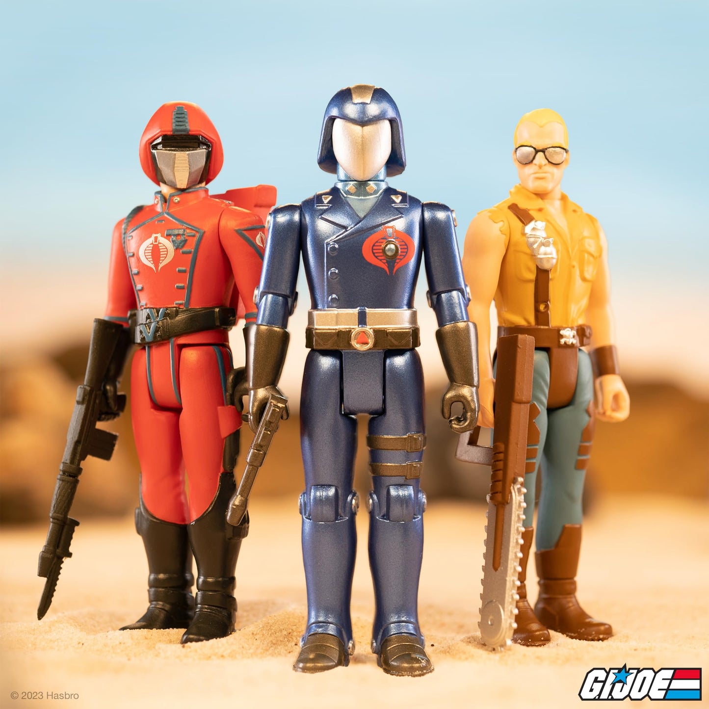 Super7 G.I. Joe Crimson Guard - 3.75' G.I. Joe Action Figure With Accessories Classic Cartoon Collectibles And Retro Toys
