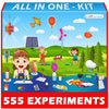 Kit4Curious 555 Experiments Diy Science Exploration Stem Activity Learning Toy Kit For Boys Girls Ages 6-16 Yrs Birthday Gift Se