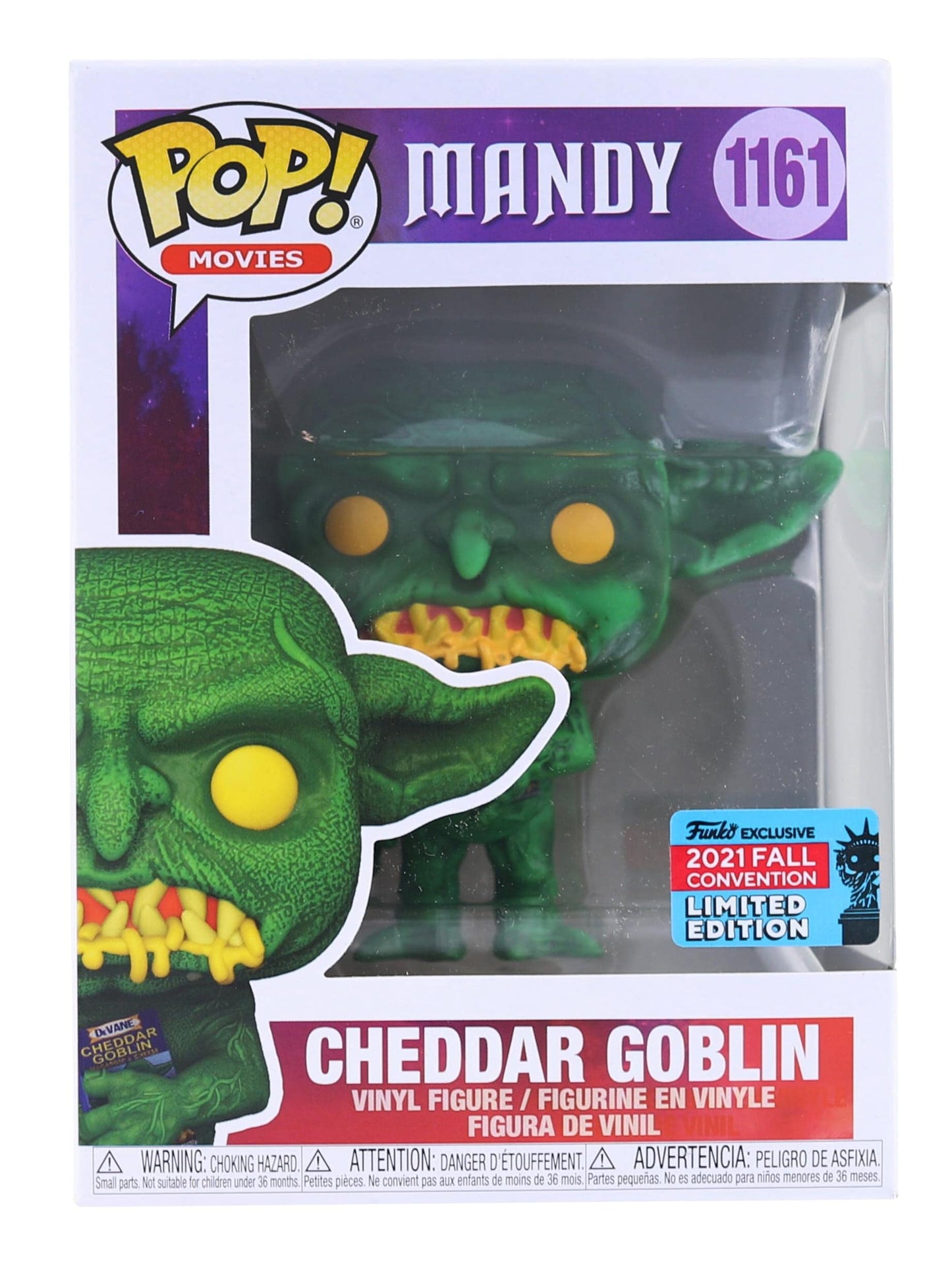 Funko Pop! Mandy: Cheddar Goblin Comic Con Exclusive #1161 + Protector