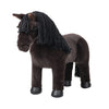 Lemieux Toy Pony Freya For Kids - Brown - Soft Coat - Flexible - Pretend Play - Stuffed Animal Horse - Gift For Kids - Suitable