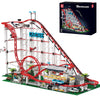 Mould King 11014 Roller Coaster Building Kit Amusement Park Funfair Track Construction Blocks Toys with Motors Ideal Gift Toy for mature-themed/Kids Age 8+ (3646 Pieces)