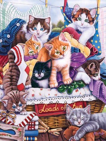 MasterPieces 300 Piece EZ Grip Jigsaw Puzzle - 18"x24" Cardboard - Loads of Fun - Model 31818
