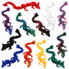 Honoson 12 Pcs 3D Printed Fidget Toy 3D Printed Crystal Dragon Small Animal Toy Flexible Cute Articulating Pet Stress Relief Fid