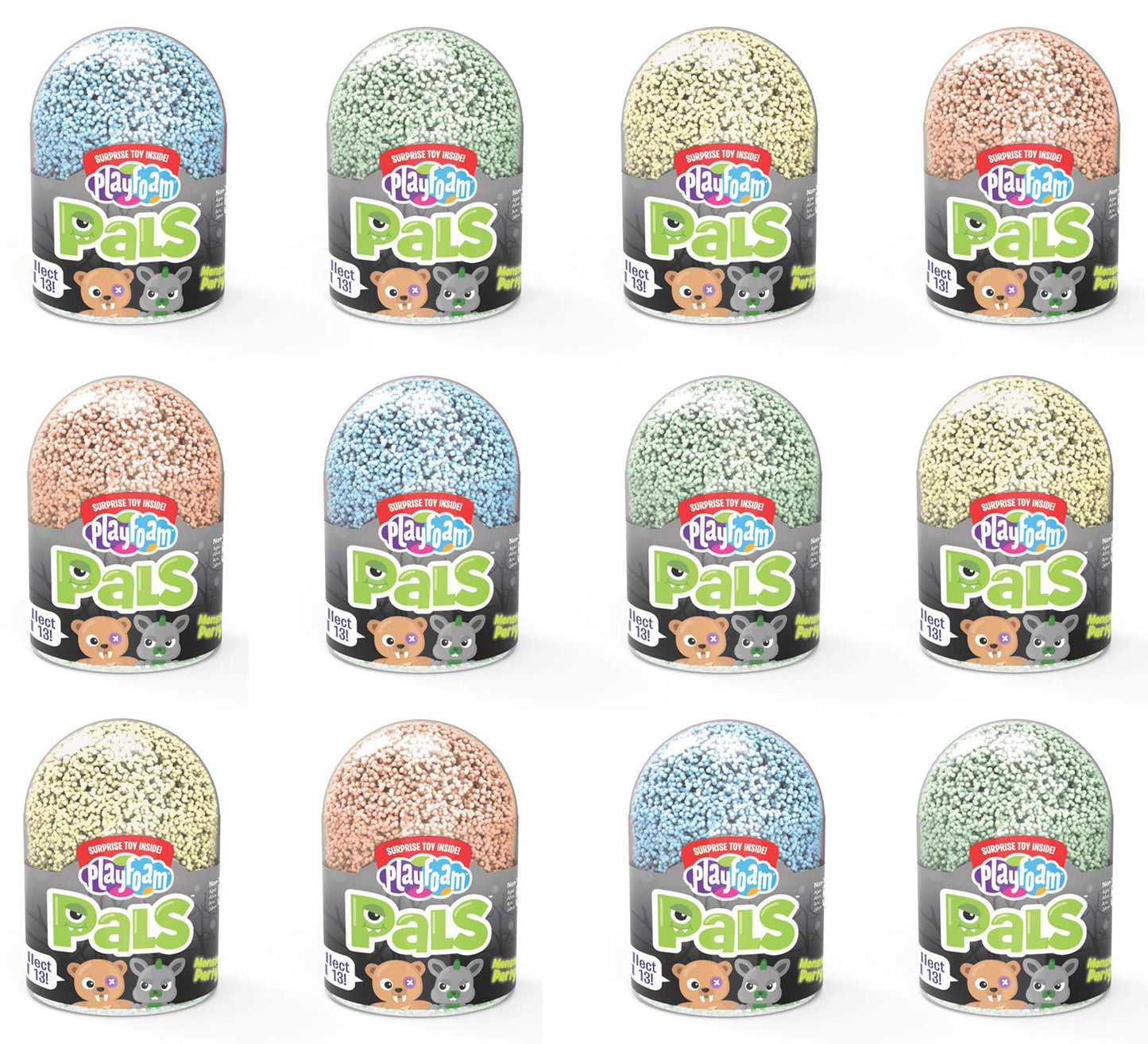 Educational Insights Playfoam Pals Monster Party 12-Pack, Fidget, Sensory Toy, Ages 3+