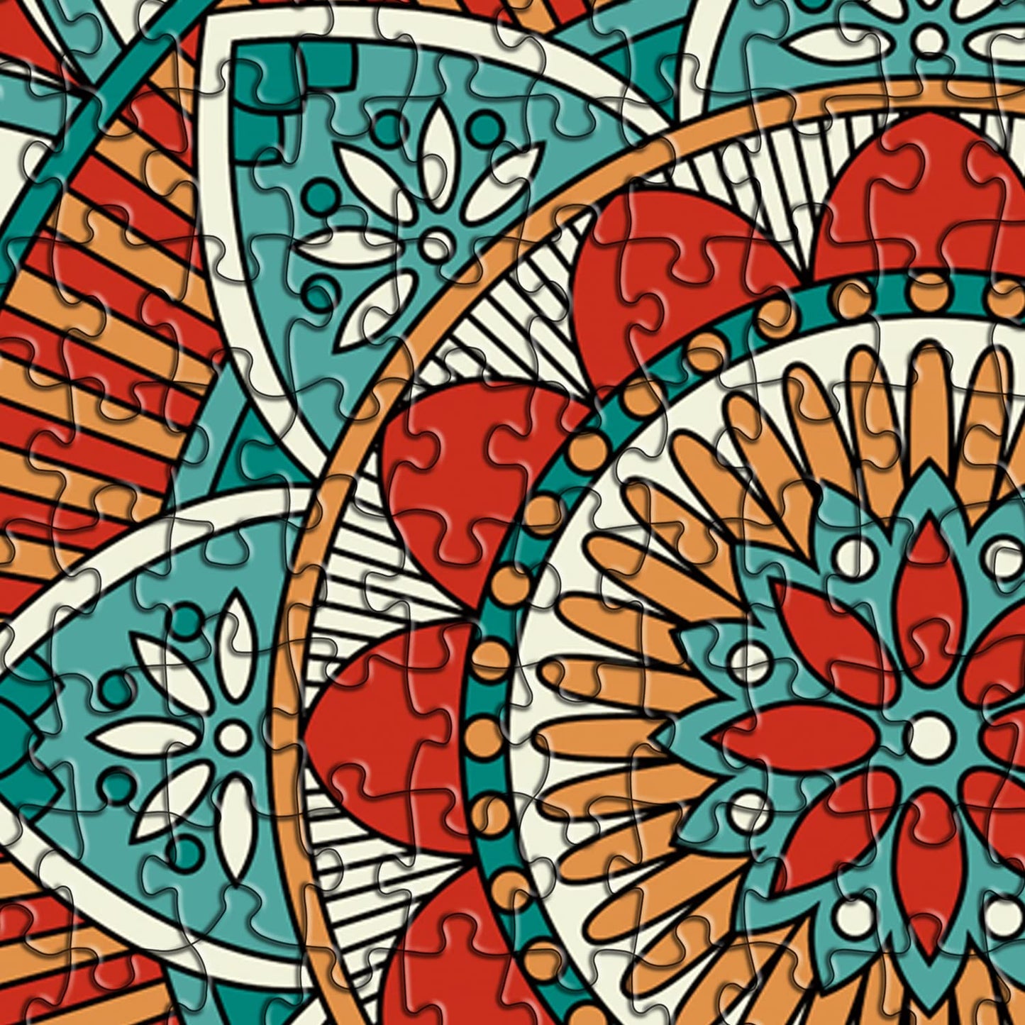 Hard Puzzles For Adults 1000 Pieces And Up, Round Mandala Puzzle, Colorful Gradient Puzzle 1000 Piece, Impossible Difficult Jigsaw Puzzles 1000 Pieces