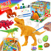 Funzbo Dinosaur Painting Kit - Dinosaur Toys For Kids 3, 4, 5, 6, 7,8 9 Years Old, Christmas Gifts For Kids, Painting Set For Kids, Art Set For Kids With Painting Tools, Art Supplies, Toys For Boys