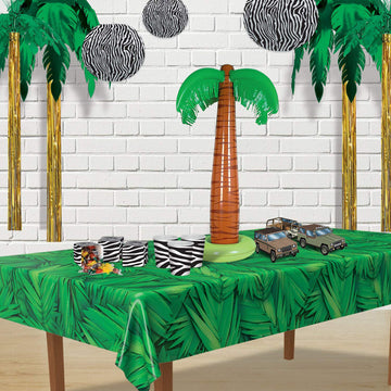Beistle Inflatable Palm Tree - Multicolor Plastic Decoration - Pack of 1, Model 50003