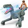 J Rootage Remote Control Dinosaur, Realistic Dinosaur Toys For Kids 3-5, 2.4Ghz, Walking,Rechargeable, 3D Eyes, 3 Sound Effects,