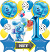 Blues Clues Party Supplies Foil Balloon Bouquet Decoration, Multicolored, Party Accessory, 1st Birthday