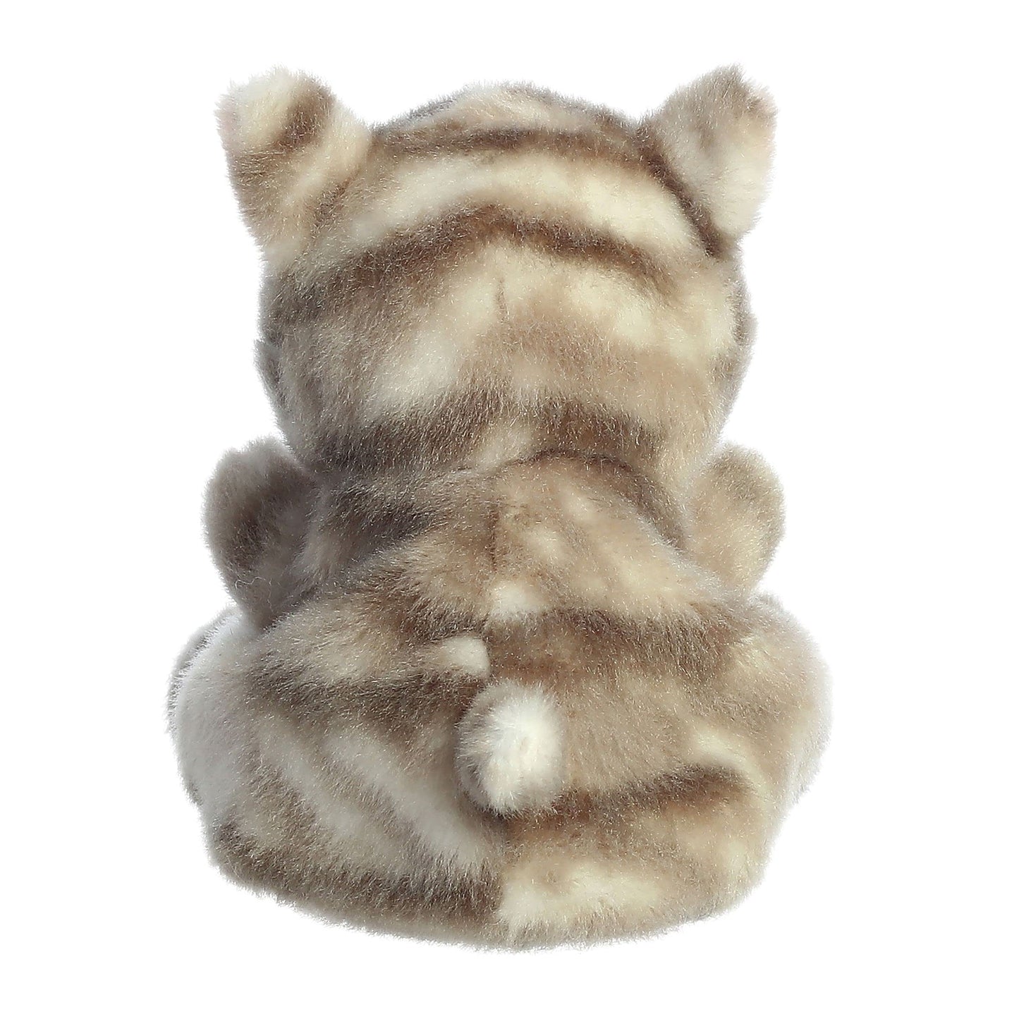 Aurora® Silver Kitty™ Pocket-Sized Stuffed Animal - Gray Mini 5 Inches, Collectible Polyester Plush Toy