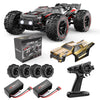 HYPER GO H14BM V3 1/14 Brushless RC Car, Black, 50 mph, 4X4 Offroad, Waterproof, Electric Powered, Fast Extreme Truggy