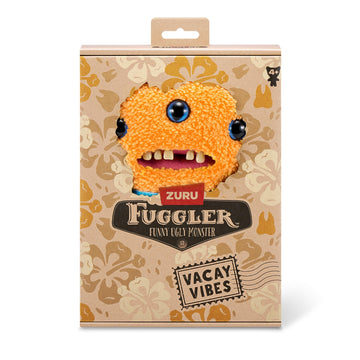 Fuggler Vacay Vibes By Zuru, Funny Ugly Monster, Plush, Collectible, Toy (Reek-O - Orange)