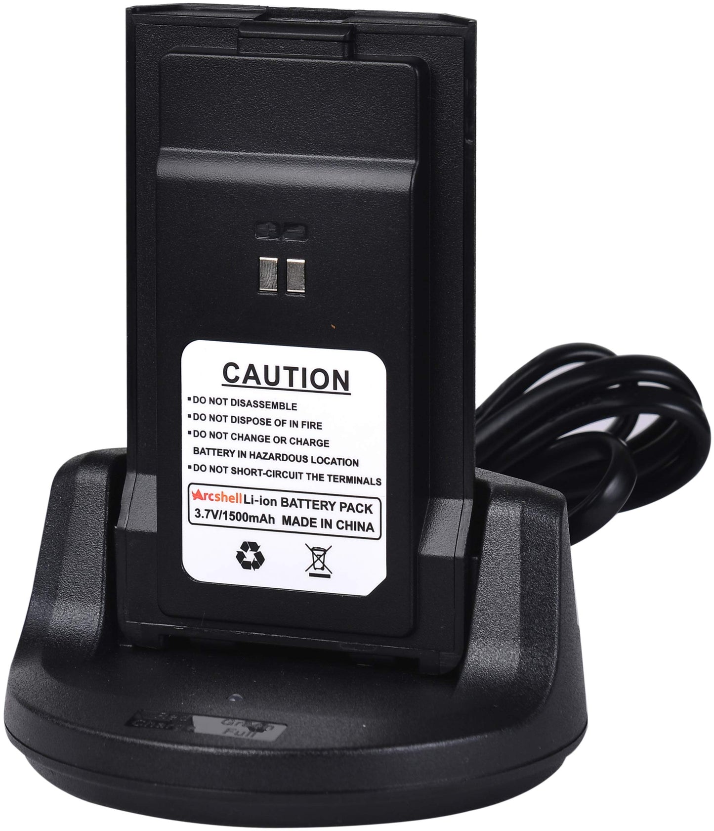 Arcshell Rechargeable Long Range Two-Way Radios With Earpiece 6 Pack Arcshell Ar-7 Walkie Talkies Li-Ion Battery And Charger Inc