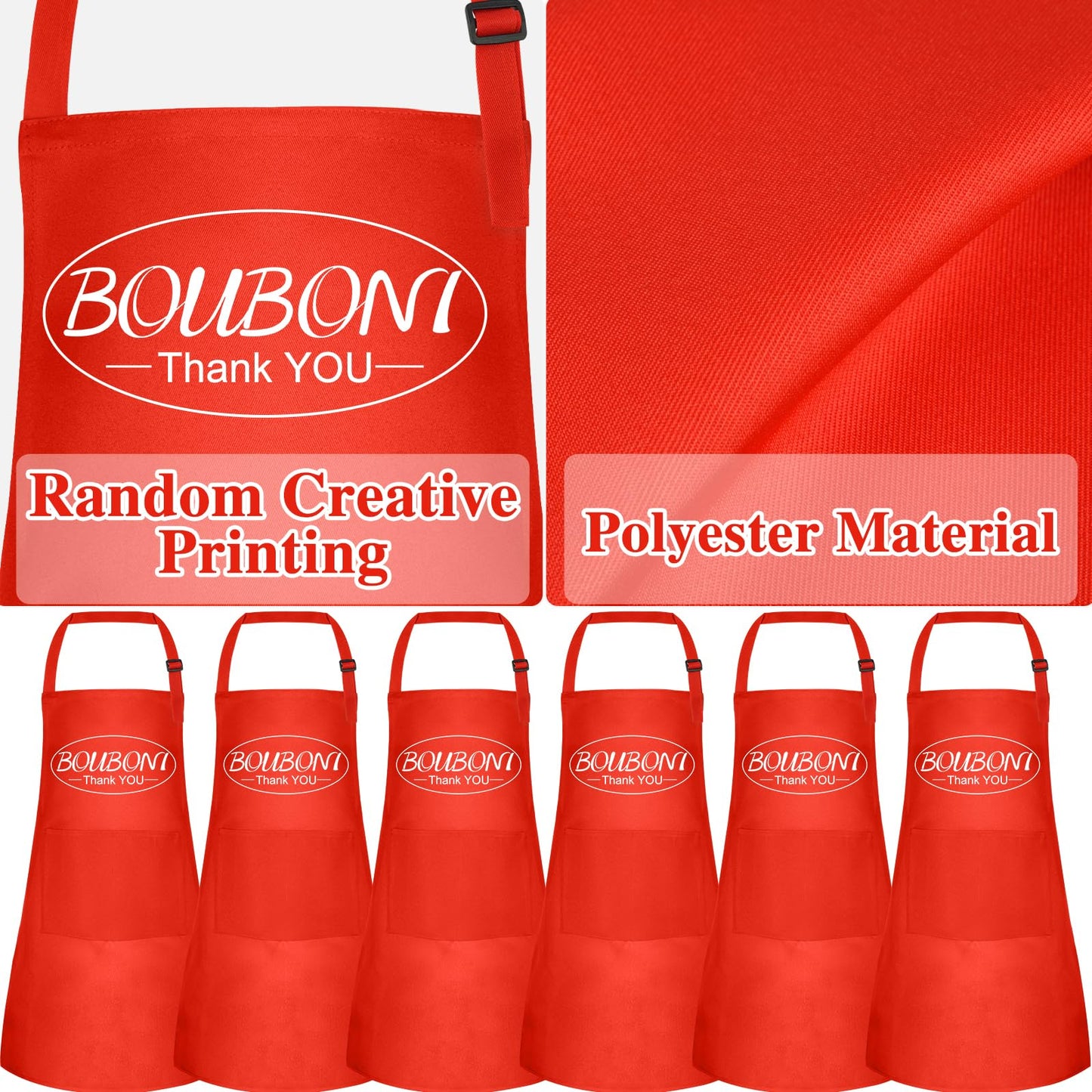 Bouboni 12 Pack Kids Apron Bulk With 2 Pockets Adjustable Chef Art Apron Kids Painting Aprons For Cooking Baking Painting Crafti