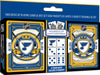 MasterPieces Game Day - NHL St. Louis Blues 2-Pack Playing Cards & Dice Pack - Officially Licensed Set for mature-themeds and Family