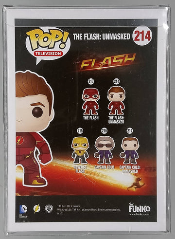 Funko Pop! Television The Flash Unmasked #214 2015 SDCC Exclusive Vinyl Figure - Red