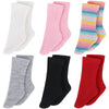 6 Pairs Mini Doll Socks Doll Clothes Accessories For Dolls Female Figure Accessories(For 11.8 Inch Dolls,Cute Color)