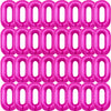 Foil Chain Balloons Jumbo Chain Balloons For 80S 90S Party Decorations Giant Balloon Chain Balloons Gold (Rose Red, 16 Inch)