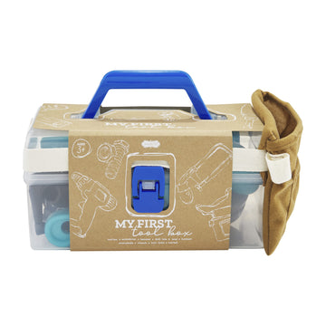 Mud Pie My First Tool Box Set - Plastic Tool Box for Kids, Model 10760077
