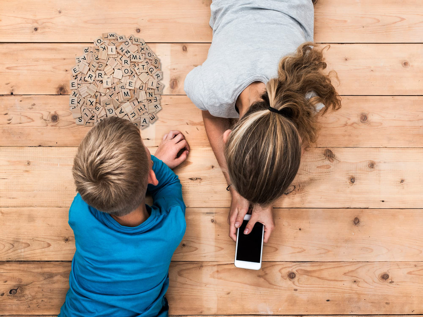 400 Pcs Wood Scrabble Tiles Diy Wooden Scrabble Letters For Spelling Wood Tile Game