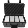 Ouutmee Graded Card Case - Storage Box For 120+ Psa, Csg, Bgs, Sgc Graded Sports Trading Cards With 6 Eva Foam