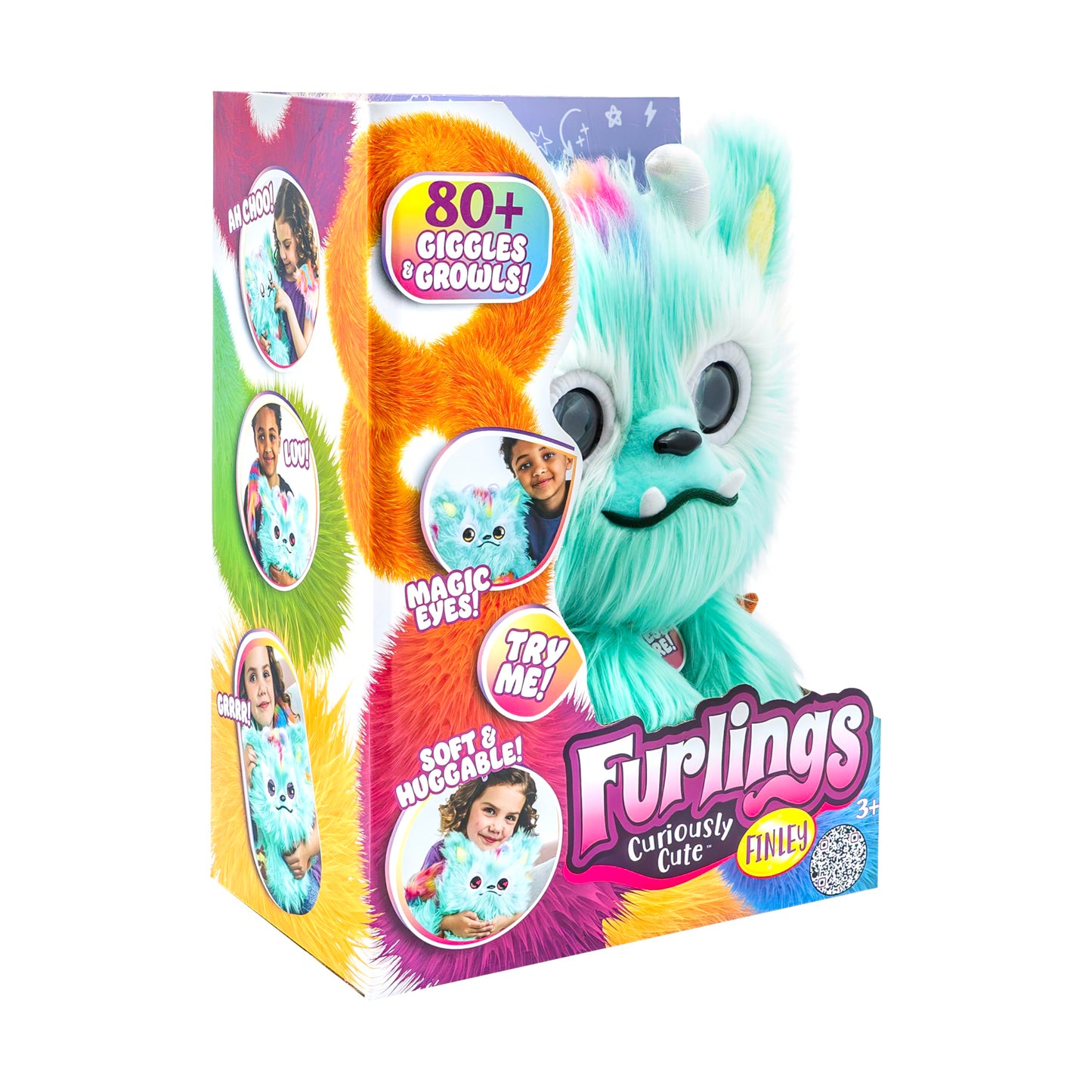 Furlings Finley - 13'' Interactive Plush Toy, 80+ Sounds & Animations, Gift For Girls & Boys 3+