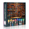 Vintage Library 1000 Piece Puzzle for Adults Bookshelf Filled with Lots of Books Collage Puzzles Learning and Education Concept