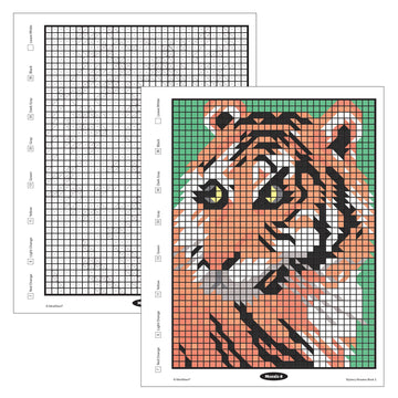 MindWare Color by Number Mystery Mosaics Book 2 - Multi Color, Glass, Stone, Ceramic, Model 74496