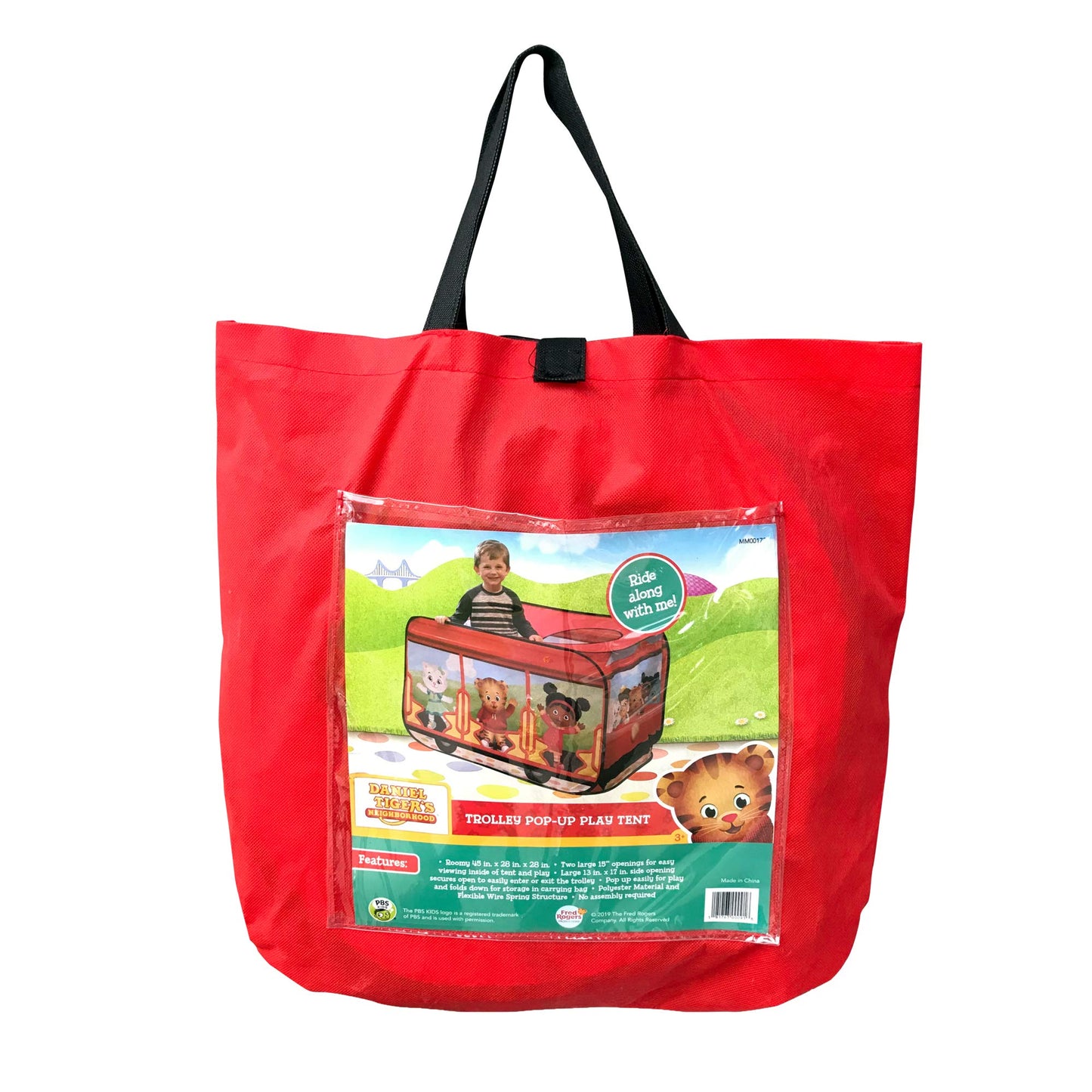 M & M Sales Enterprises Daniel Tiger'S Trolley Pop-Up Tent.. Large