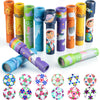 Ikeelo 12Pcs Classic Kaleidoscope - Return Gifts For Kids Birthday, Retro Educational Kaleidoscopes Toy, Party Favor, Gift Bag Filler, School Carnival Prize And Stocking Fillers
