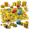 Beby Buty 64 Pcs Puzzle City Race Cars Track Set Toys For Kids Boys, Puzzle Racer Kids Car Track Set Ages 3-5 4-6, Toys Gifts Fo
