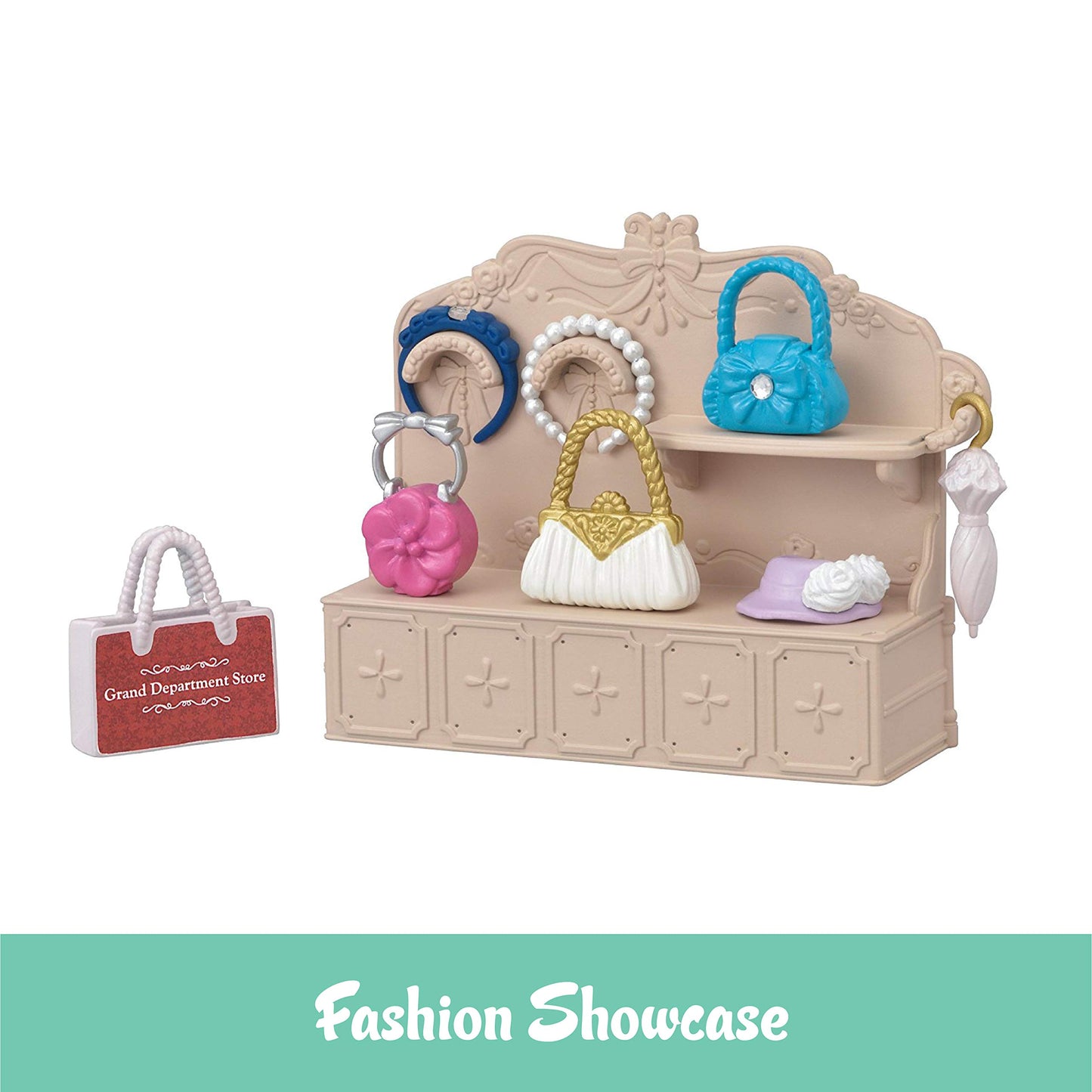 Calico Critters Town Series Grand Department Store Gift Set, 3 - 8 Years, Fashion Dollhouse Playset, Figure, Furniture And Acces