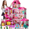 Villa Girls Toys For Kids Ages 3 4 5 6 7-12 Rooms Indoor Toys With 2 Dolls Toy, Pretend Plays Toy With Accessories And Furniture