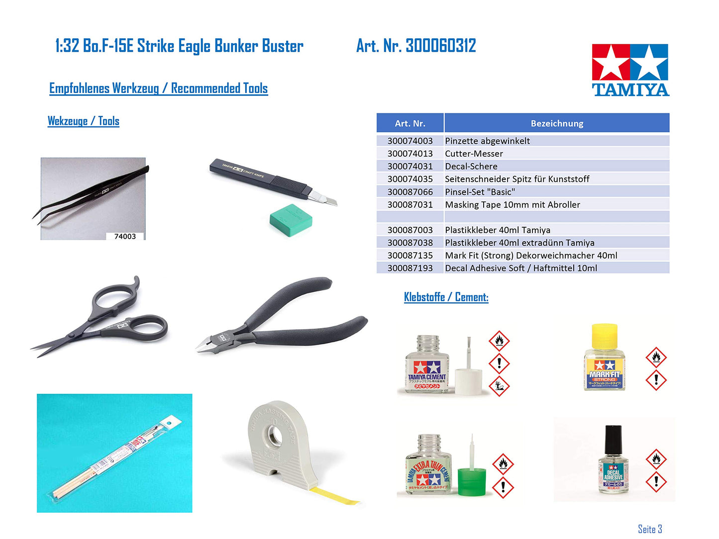 Tamiya 1/32 F-15E Stike Eagle Bunker Buster
