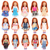 Barwa 6Pcs 4 Inch Doll Clothes Fashion Dresses Outfit For 4 Inch Doll 5 Inch Doll