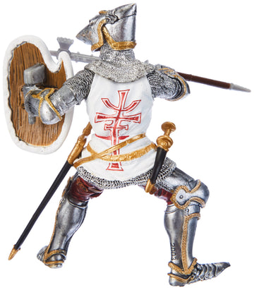 Papo Medieval Fantasy Germanic Knight Figurine, Collectible Plastic Toy, Multicolor, Model 39947, Suitable for Ages 3+