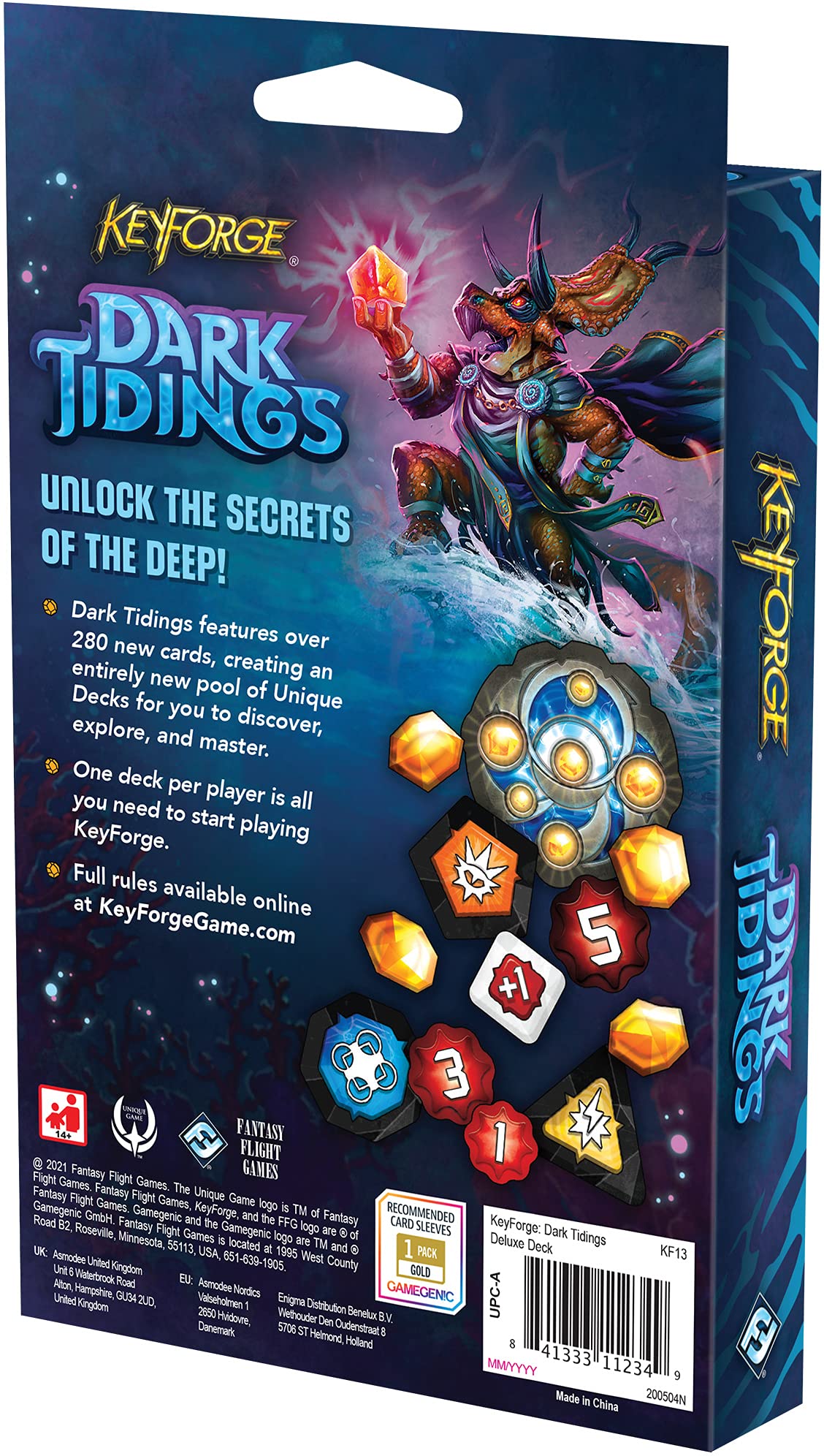 Fantasy Flight Games Keyforge Dark Tidings Deluxe Deck Expansion | Fast-Paced Card Game | Strategy Game For Adults And Teens | A