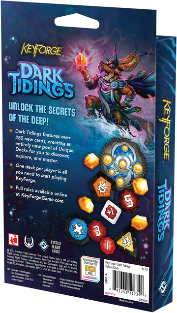 Fantasy Flight Games Keyforge Dark Tidings Deluxe Deck Expansion | Fast-Paced Card Game | Strategy Game For Adults And Teens | A