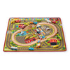 Melissa & Doug Deluxe Multi Vehicle Activity Rug - Multi, Model 96154, Wood Material