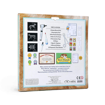 eeBoo: Veterinarian Pretend Play Set, Promotes Creativity and Imagination Development, Props for Make Believe, Allows for Imagin