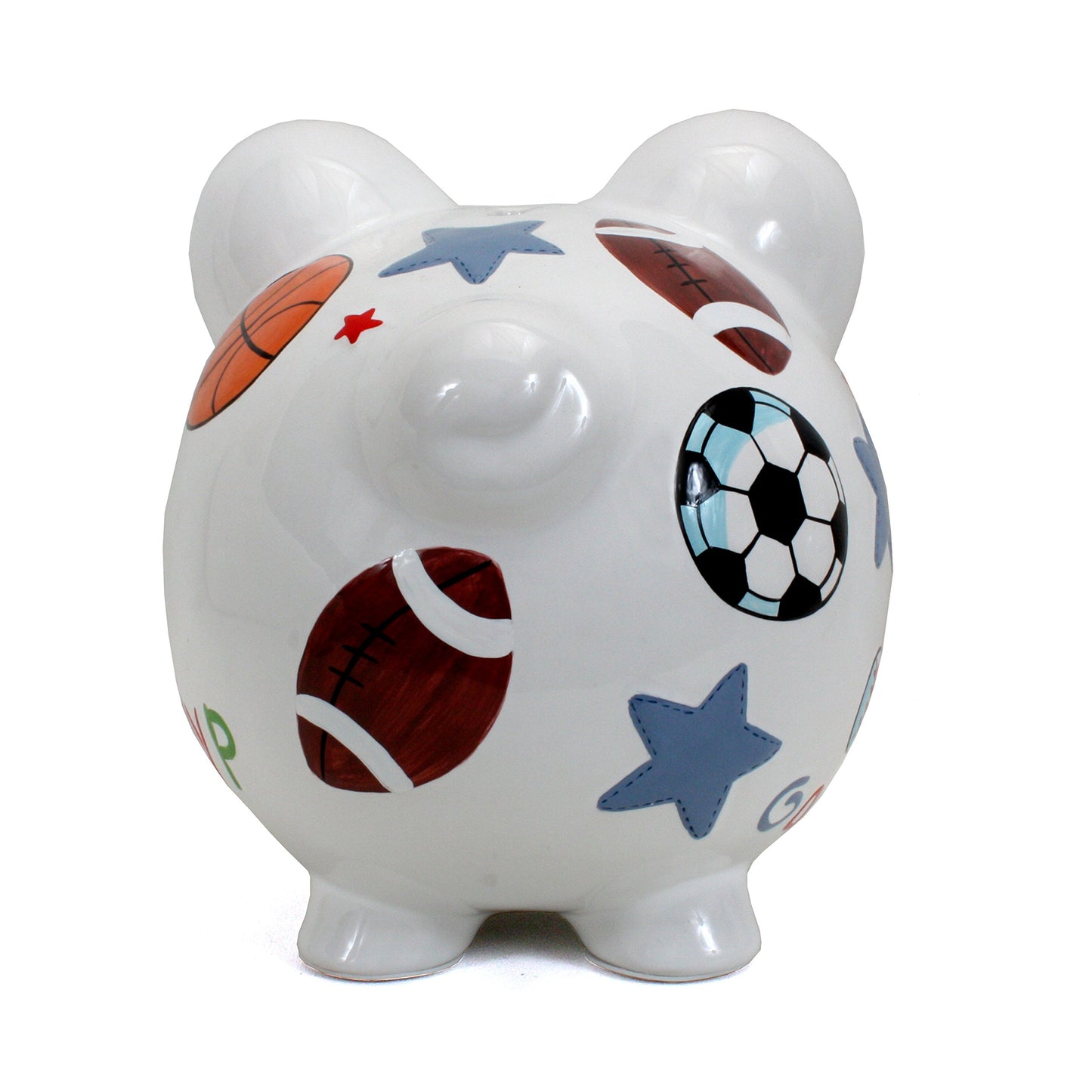 Child To Cherish Ceramic Piggy Bank For Boys, Sports