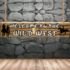 Blulu Western Party Decorations Cowboy Themed Banner Supplies Western Backdrop Photo Booth Wall Party Decor